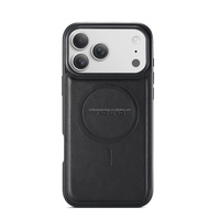 Étui portefeuille rétro en cuir détachable magnétique avec anneau flexible, fentes pour cartes et support antichoc pour iPhone 15 16 17 18 Pro Max