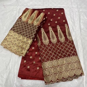 Pha Lê Mới Làm Việc Nhà Thiết Kế Mới Đệ Nhất Lady Nigeria Mặc Đám Cưới George Wrapper Với Áo - Product Image 5