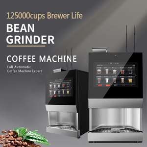 <span class=keywords><strong>Macchina</strong></span> per Caffè Macinato Fresco EXPOCCINO, Distributore Automatico da Tavolo Intelligente, Capacità Oltre 10L, Schermo Touch, Raffreddamento a Compressore 3kW - Product Image 4