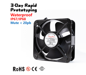 Ventilateur axial à roulements à billes sans balais AC 20060 200x200x60mm 110V 220V 380V Haut débit d'air Faible bruit pour four industriel Armoire Récolteuse - Product Image 3