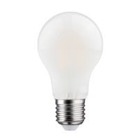 Stock en gros A60 E27 7W 820lm 2700K AC économiser de l'énergie Edison verre Filament LED ampoule Dimmable sans scintillement haute CRI 80 3 ans
