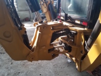 Chargeuse-pelleteuse Caterpillar CAT420F d'occasion, en état de marche et avec de bonnes performances