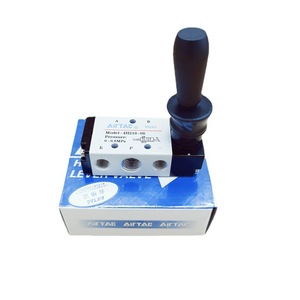 Válvula de palanca manual Airtac 4H210-08 con puerto de 3/8 pulgadas para control de gas de uso general - Product Image 1