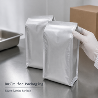 Sacs d'emballage haute barrière YD PACK, pochettes verticales argentées à fond plat et soufflet, emballage personnalisé sur mesure, sacs souples sur mesure