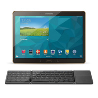 Clavier Bluetooth sans fil portable pavé tactile pleine taille conception pliable pour l'utilisation de voyage multi-appareils multi-systèmes nouveau produit