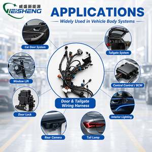 Fiação Personalizada para Porta Traseira de Automóveis com Fita de Tecido e Cabo OEM - Product Image 2