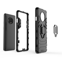 Uslion — coque de téléphone portable 2 en 1, étui en plastique Tpu, produits en vogue, anneau d'attraction magnétique, pour oneplus 7T