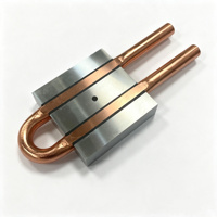 Plaque froide liquide en aluminium personnalisée avec tube en cuivre pour onduleur