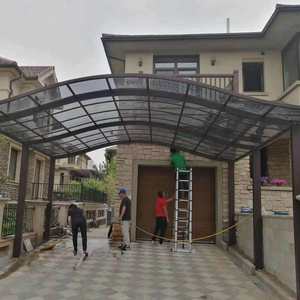 Fabrication professionnelle de auvent de voiture, <span class=keywords><strong>2</strong></span> vérins, Pergola <span class=keywords><strong>en</strong></span> Aluminium avec toit <span class=keywords><strong>en</strong></span> Polycarbonate <span class=keywords><strong>en</strong></span> arc - Product Image 6