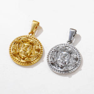 Acero inoxidable único antiguo griego mitología mujer serpiente Medusa colgante para hombres mujeres joyería Vintage - Product Image 1