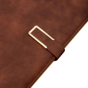 Hot sang trọng kinh doanh cuộc họp phút dễ dàng Xé A4 kim loại khóa lá lỏng lẻo da đăng ký máy tính xách tay - Product Image 3