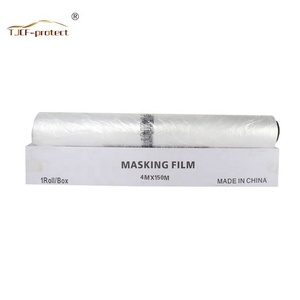 <span class=keywords><strong>Película</strong></span> de enmascarar de plástico PE para auto/coche/barco pintura <span class=keywords><strong>película</strong></span> de enmascarar protectora - Product Image 3