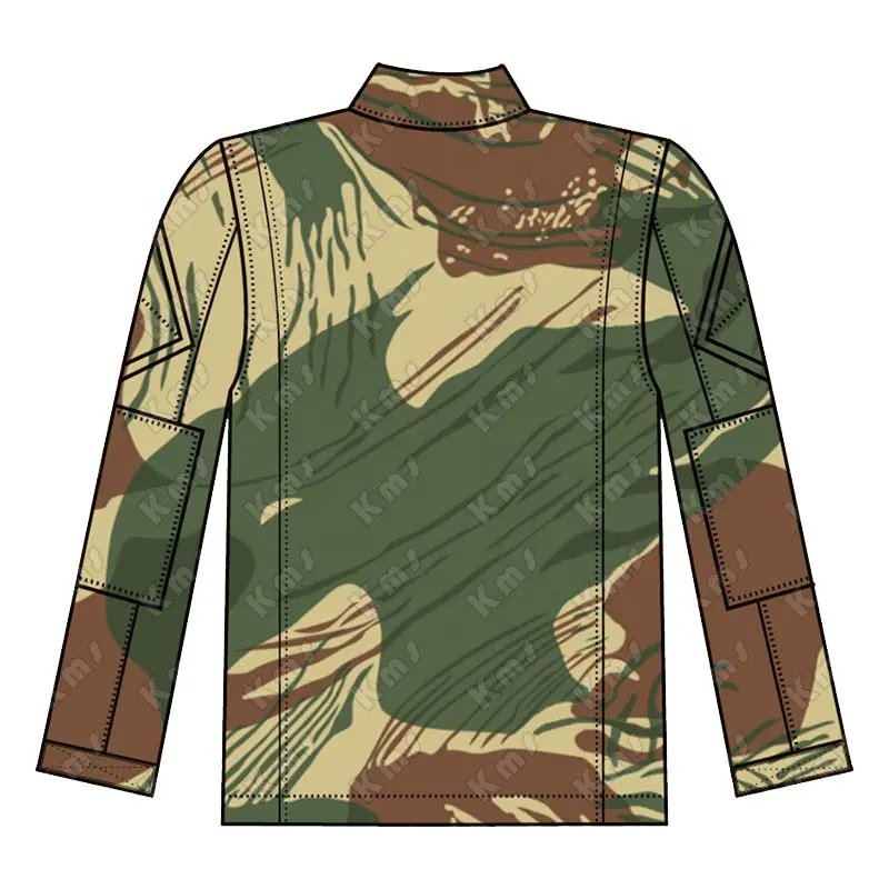 Conjunto de uniforme de seguridad transpirable para exteriores KMS, traje táctico de camuflaje Rip-Stop, uniforme táctico ACU de camuflaje de combate