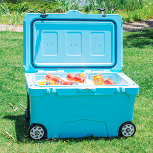 Nevera Portátil de 100L con Ruedas para Almacenamiento de Alimentos, Caja Refrigeradora para Camping y Aventuras al Aire Libre - Product Image 5
