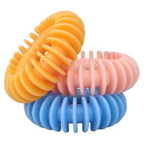 ของเล่นฝึกเคี้ยวสำหรับสุนัขคุณภาพสูง ทนทาน ป้องกันการกัด  แบบสามสี - Product Image 1