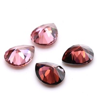 Fabricant de pierres précieuses Zircon Pierres Couleur spéciale 2*3mm à 10*14mm Rhodolite Poire Cut Cubic Zirconia Loose Cz Stone