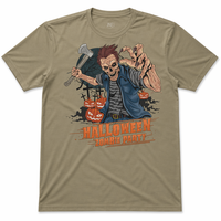 T-shirt graphique JNEI pour homme, motif Halloween, séchage rapide, respirant, col rond, décontracté, idéal pour les événements festifs