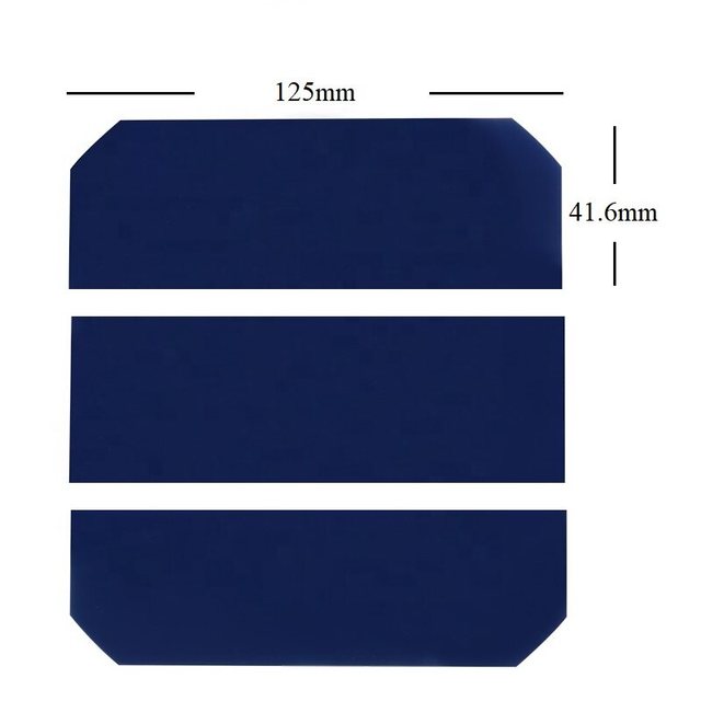 AISmartlink Semi-flexible Solar Cell 0.5V 1.2W Bendable 30 Degrees Ultra-lightweight 125mmx125mm Model