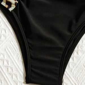 ชุดบิกินี่สองชิ้นสำหรับผู้หญิง คุณภาพสูง ผลิตตามสั่ง ผ้าสแปนเด็กซ์/โพลีเอสเตอร์ แห้งเร็ว บราดันทรง สายวี ชุดว่ายน้ำออกกำลังกาย OUTPACE - Product Image 4