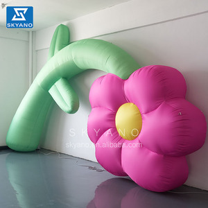 Arches gonflables publicitaires pétales violets tige verte grand arc de fleurs gonflable pour la <span class=keywords><strong>d</strong></span>écoration - Product Image 6