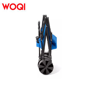 WOQI Wagon de voiture <span class=keywords><strong>utilitaire</strong></span> pliable réglable et robuste chariot de <span class=keywords><strong>camping</strong></span> <span class=keywords><strong>en</strong></span> plein air pour plage pique-nique pliable traction randonnée - Product Image 4