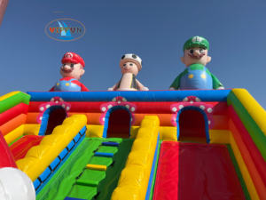 Casa <span class=keywords><strong>de</strong></span> rebote inflable al aire libre <span class=keywords><strong>para</strong></span> niños Moonwalk, castillo hinchable <span class=keywords><strong>para</strong></span> saltar, Combo <span class=keywords><strong>para</strong></span> niños con tobogán - Product Image 5