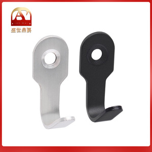 Stainless Steel <b>Single</b> <b>Hook</b> Wall Mounted Anti Corrosion Minimalist Design For <b>Coat</b> Bathroom Kitchen Door Use - Product Image 5