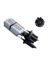 Mekanik Sızdırmaz Kubbe Fiber Ek Yerleştirme Kutusu, Tek Fiber Şeritli 1+8 Delikli PP+GF Malzemeli FTTH/FTTX/FTTB Ağları için
