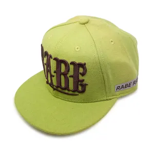 Cappellino Snapback con Logo personalizzato di nuova tendenza con ricamo Unisex Hip Hop Gorras stile Street cappelli a tesa piatta verdi