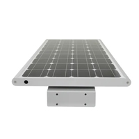 Bifacial lampu tenaga surya jalan terbaik, 300W 200W 100W lampu tahan air terintegrasi Owered dengan kamera luar ruangan di kota pintar