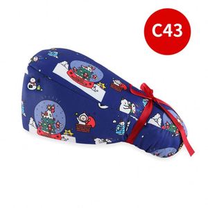 Coton Confortable Travail Scrubs Chapeau Agence De Beauté Laboratoire Médecin Dentiste Soins Infirmiers Chapeaux Anti-Poussière Bouffant Réglable Casquette Médicale - Product Image 5