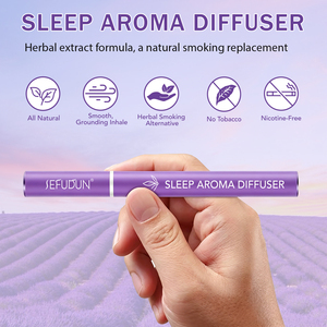 SEFUDUN Alternative Naturelle au Tabac Sans Fumée Soutien à la Santé Pulmonaire à Base de Plantes Molène Maka Sommeil Apaisant Énergie Diffuseur d'Arômes Stylo Inhalateur - Product Image 4