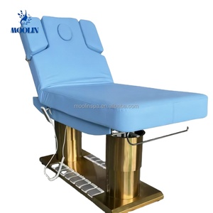 Camillas de Masaje Eléctricas MOOLIN para Salón de Belleza, Barbería, Quiropráctica, Tatuajes, Equipo de Salón, Spa, Uso Facial, 4 Motores - Product Image 1