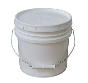 Seau à <span class=keywords><strong>peinture</strong></span> <span class=keywords><strong>en</strong></span> plastique avec couvercle Petit seau à eau pure <span class=keywords><strong>en</strong></span> plastique <span class=keywords><strong>de</strong></span> 1.05 gallons <span class=keywords><strong>de</strong></span> 4 litres pour poignée pliante rétractable - Product Image 1