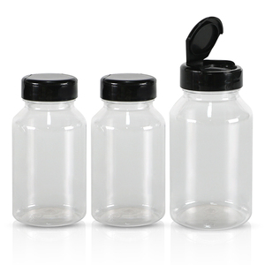 PET 120ml 150ml 200ml 300ml Cápsulas vacías Medicina Vitamina Suplemento Botella Envases de grado alimenticio Embalaje con tapa - Product Image 3