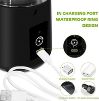 450Ml Usb C Oplaadbare Mini Draagbare Blender Fruit Juicers Blender Voor Crush Ijs Juicer Met 6 Mesband Draagbare Blender