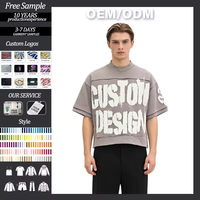 T-shirt personnalisé en coton 100% avec impression numérique, col rond, logo vintage, streetwear, coupe régulière pour homme, respirant