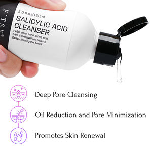 Limpiador de ácido salicílico Facial <span class=keywords><strong>Natural</strong></span> antialérgico superventas, limpieza Facial <span class=keywords><strong>para</strong></span> eliminar manchas, lavado Facial ODM/OEM - Product Image 4