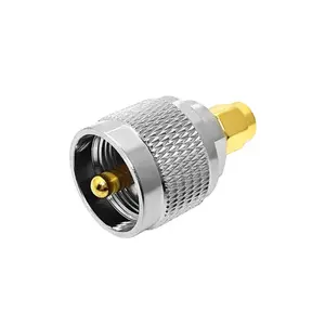 Factory Supply Wholesale Adaptor Uhf PL259 Male To Sma Male Plug RF Coax Coaxial Adapter Converter Connector In Stock