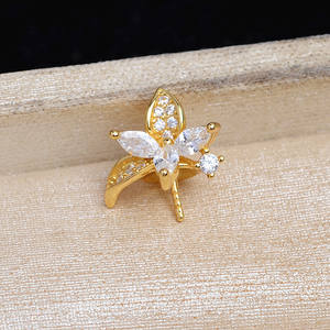 Accesorio para Joyería de Perlas, Colgante de Flor Plateada, Base Vacía 10-11, Moda JG5943, Producto Semi-Acabado, Pendientes Finos - Product Image 4