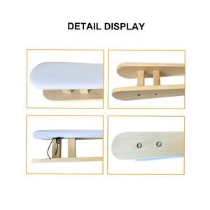 Petite planche à repasser rembourrée avec base en bois, poitrine et manches, planche à repasser pour tailleur, ménage, buanderie - Product Image 5