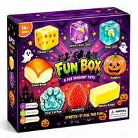 Calendrier de l'Avent Squishy : Boîte Mystère Chasse au Trésor Œuf d'Or, Jouets Fidget 3D Mignons Anti-Stress à Presser, Coffret Cadeau
