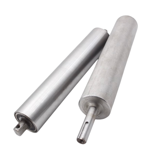 Nhiệm vụ nặng nề kim loại knurling Con lăn xử lý vật liệu phần thiết bị con lăn thép không gỉ - Product Image 1