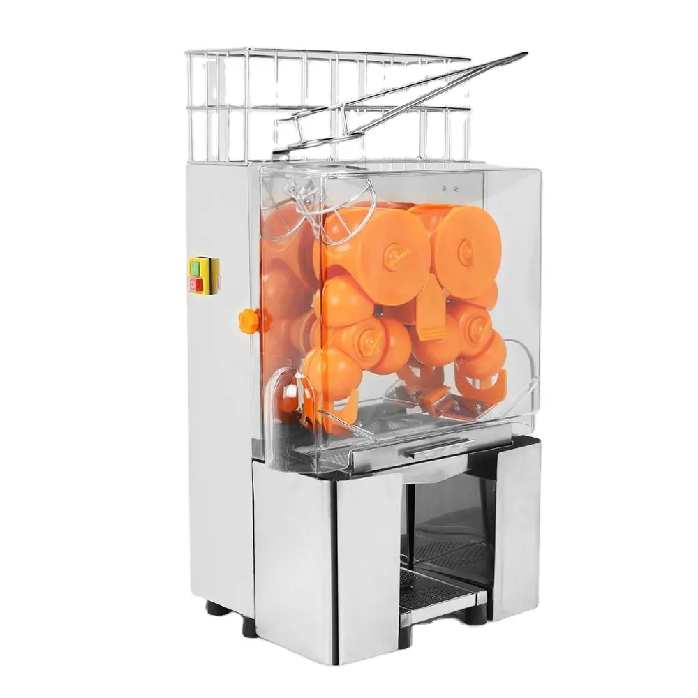 VEVOR апельсинового сока Коммерческая автоматическая подача оранжевый соковыжималка для цитрусовых 120W апельсинового сока машина выжать 20-22 апельсины за минут Stainle