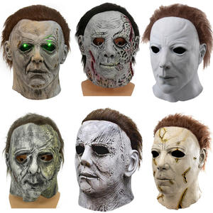 Maschere di <span class=keywords><strong>Michael</strong></span> <span class=keywords><strong>Myers</strong></span> per Halloween, Costume Horror per Cosplay, Accessori in Lattice - Product Image 1