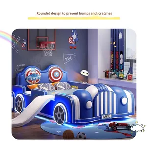 Kids Bedroom for Kids Boys Car <b>Bed</b> Kids Bedroom Set Furniture Bedroom Sets - Product Image 3