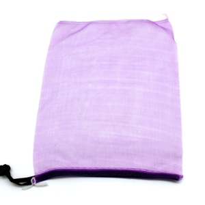 Sac en filet mono-PE pour fruits/fruits de mer, sac en filet violet pour oignons de 12g avec cordon de serrage, 30*45cm, sac en filet pour bois de chauffage pour le marché - Product Image 6