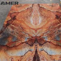 Panneaux en PVC imitation marbre imperméables Amer, feuille de marbre en PVC UV, panneau mural en PVC