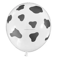 Ballon imprimé vache 12 pouces, logo personnalisé, ballons imprimés sur les côtés