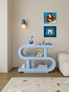 Tavolo Console Livingplus in MDF, Colorato e Moderno, Stile Lusso Leggero per <span class=keywords><strong>Ingresso</strong></span>, Soggiorno e <span class=keywords><strong>Arredamento</strong></span> Alberghiero - Product Image 6